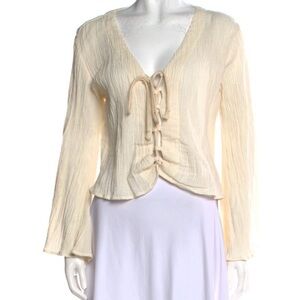 Savannah Morrow The Label Crinkle top